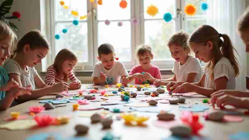 60+ DIY Craft Ideas to Keep Kids Entertained All Year Round, Concept art for illustrative purpose, tags: jahr kinder - Monok