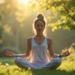 Cultivating inner calm: practical strategies for daily well-being, Concept art for illustrative purpose, tags: innere für - Monok